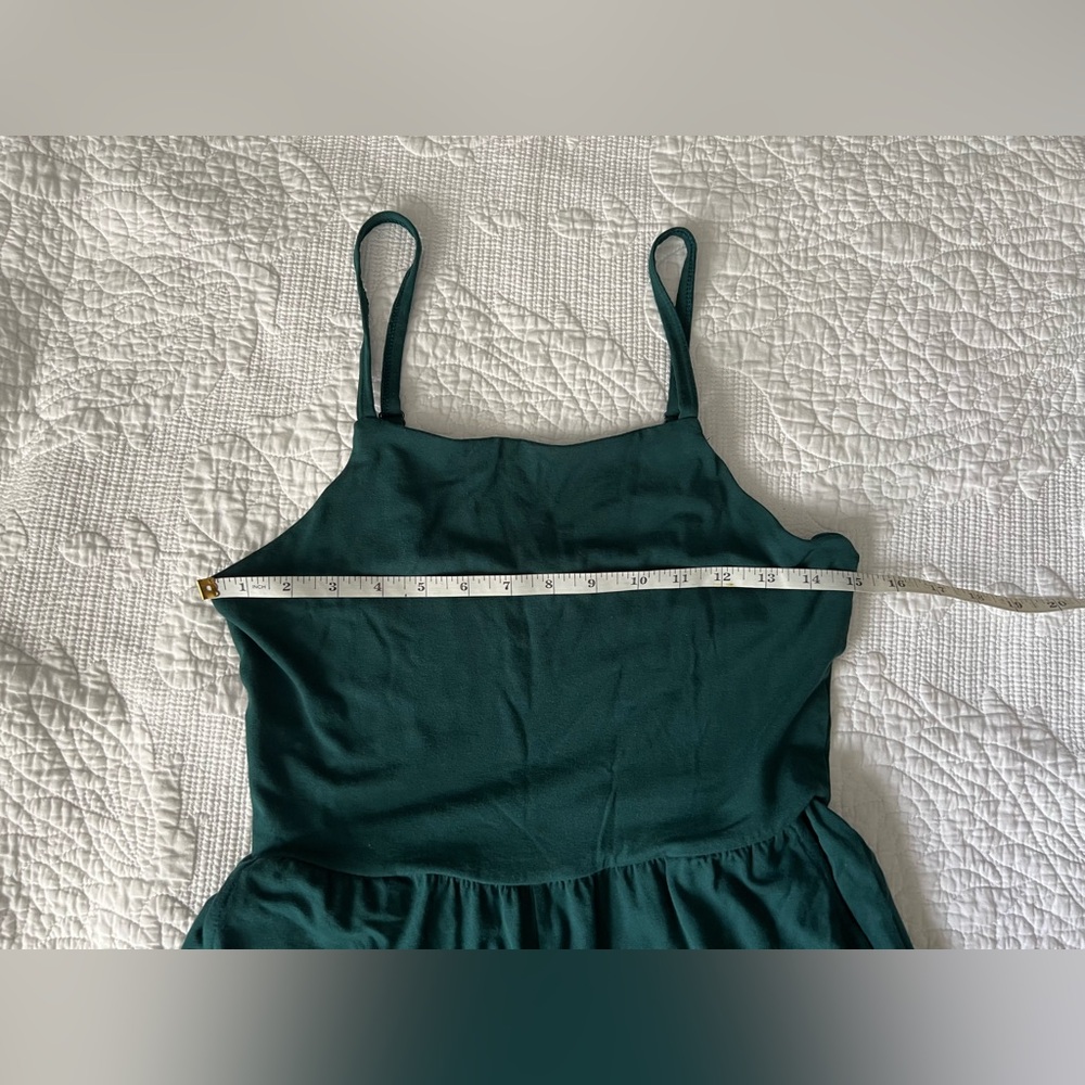 Old Navy Emerald Green Flowy Jumpsuit Long Romper - Picture 3 of 9